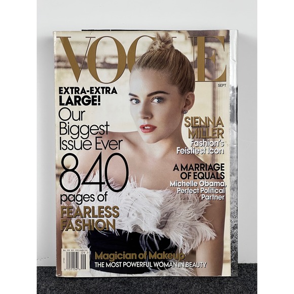 Vogue Magazine Other - Vogue Magazine September 2007 Sienna Miller Biggest Issue Ever 840 Pages 08449
